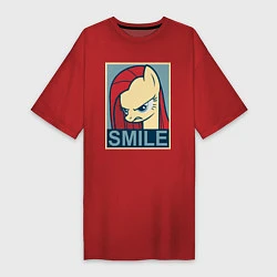 Женская футболка-платье MLP: Smile
