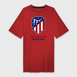 Футболка женская-платье Atlecito de Madrid, цвет: красный