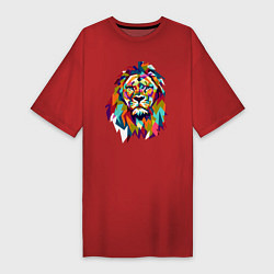 Женская футболка-платье Lion Art