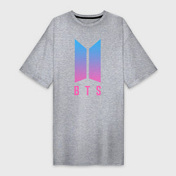Женская футболка-платье BTS: Neon Jimin