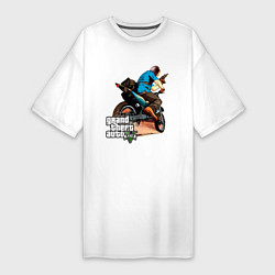 Женская футболка-платье GTA 5: Motorbuster