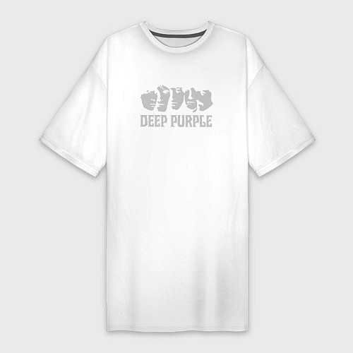 Женская футболка-платье Deep Purple / Белый – фото 1