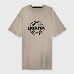 Женская футболка-платье Made in Rostov