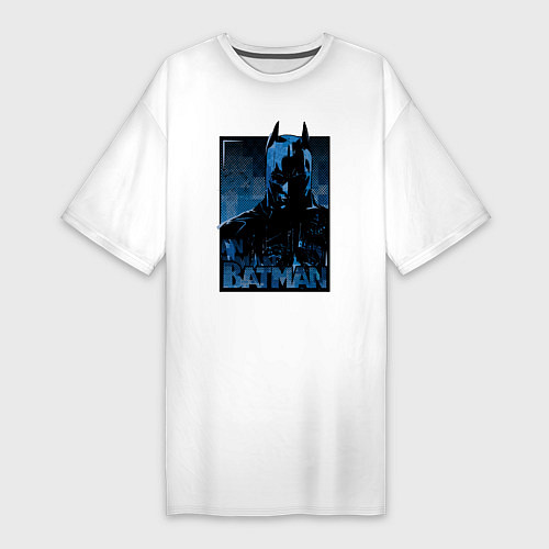 Женская футболка-платье Batman / Белый – фото 1