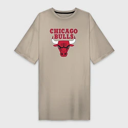 Женская футболка-платье CHICAGO BULLS