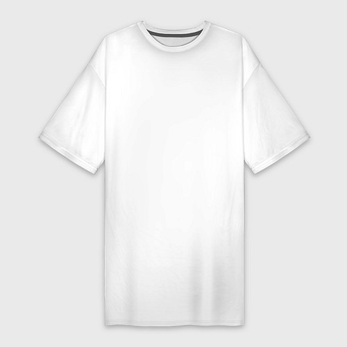 Женская футболка-платье Диванные войска / Белый – фото 1