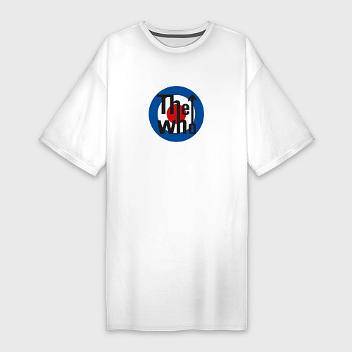 Женская футболка-платье The Who / Белый – фото 1
