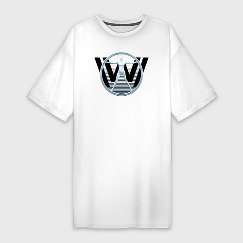 Женская футболка-платье Westworld / Белый – фото 1