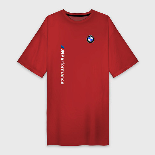 Женская футболка-платье BMW M PERFORMANCE 2020 / Красный – фото 1