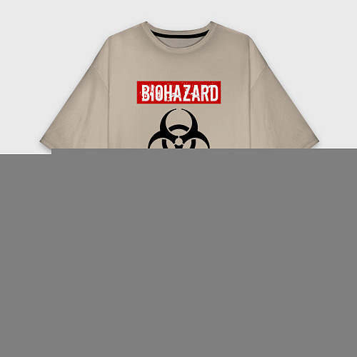Женская футболка-платье Biohazard / Миндальный – фото 1