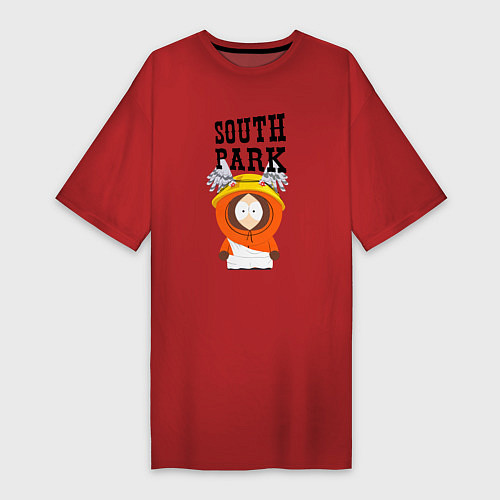 Женская футболка-платье South Park Кенни / Красный – фото 1