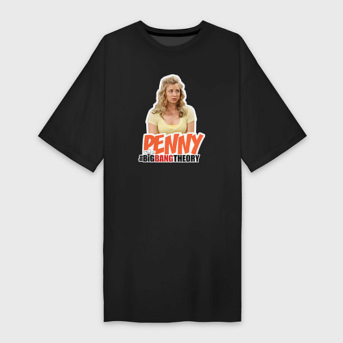 Женская футболка-платье Penny / Черный – фото 1