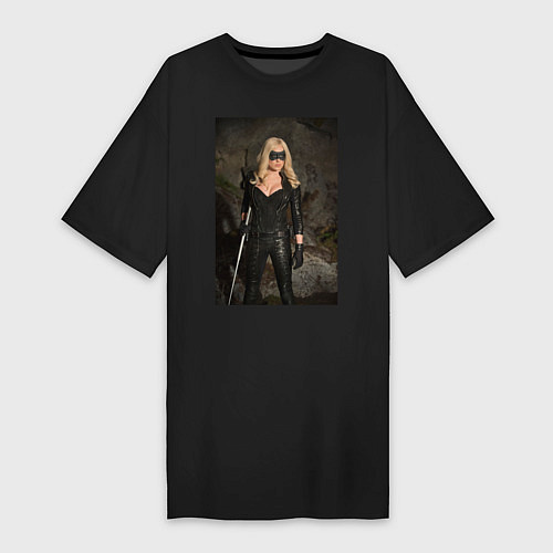 Женская футболка-платье The Canary / Черный – фото 1