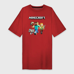 Женская футболка-платье MINECRAFT