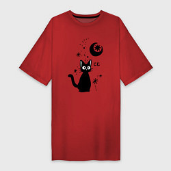 Женская футболка-платье Jiji Cat