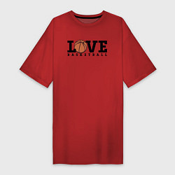 Женская футболка-платье Love Basketball