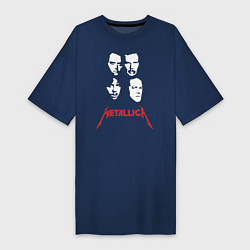 Женская футболка-платье Metallica