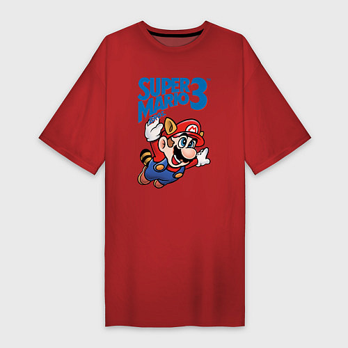 Женская футболка-платье Mario 3 / Красный – фото 1