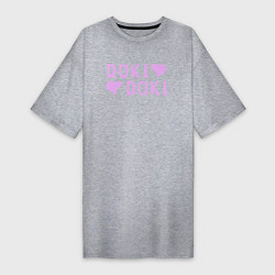 Женская футболка-платье Doki Doki Доки Доки Z
