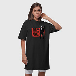 Футболка женская-платье SPN Hell To Raise, цвет: черный — фото 2