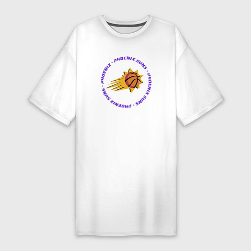 Женская футболка-платье Phoenix NBA / Белый – фото 1