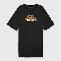 Футболка женская-платье Phoenix Basketball, цвет: черный