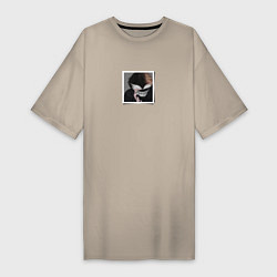 Женская футболка-платье Кен Канеки в блюре
