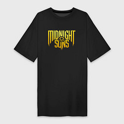 Футболка женская-платье Midnight Suns, цвет: черный