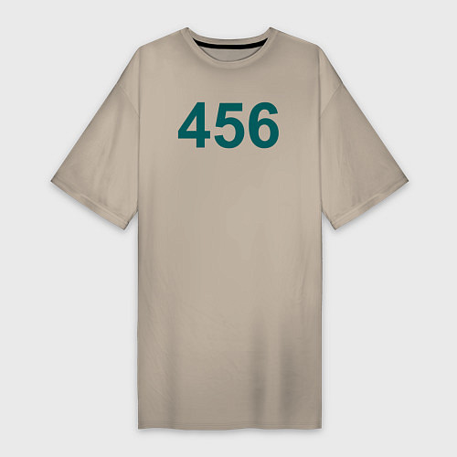 Женская футболка-платье Игрок 456 / Миндальный – фото 1