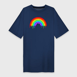 Женская футболка-платье Colors of rainbow