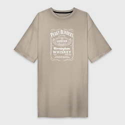 Женская футболка-платье Острые козырьки этикетка Виски