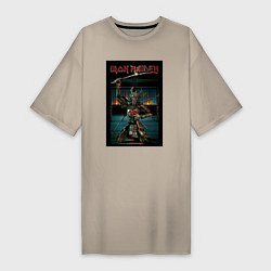 Женская футболка-платье Iron Maiden Самурай