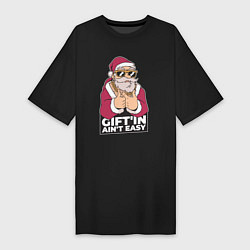 Женская футболка-платье Santa Gangster