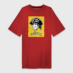 Женская футболка-платье Pittsburgh Pirates baseball