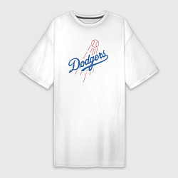 Женская футболка-платье Los Angeles Dodgers baseball