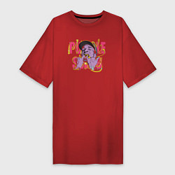 Футболка женская-платье ASAP Rocky!, цвет: красный