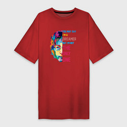 Женская футболка-платье Джон Леннон 2022