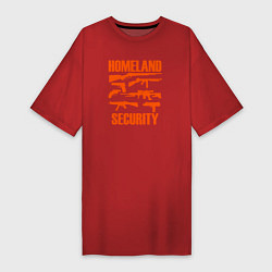 Женская футболка-платье Национальная безопасность
