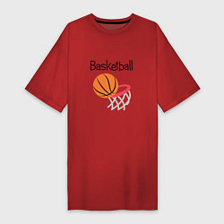 Женская футболка-платье Game Basketball