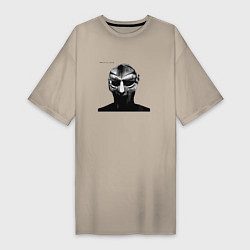 Футболка женская-платье Madvillainy, цвет: миндальный