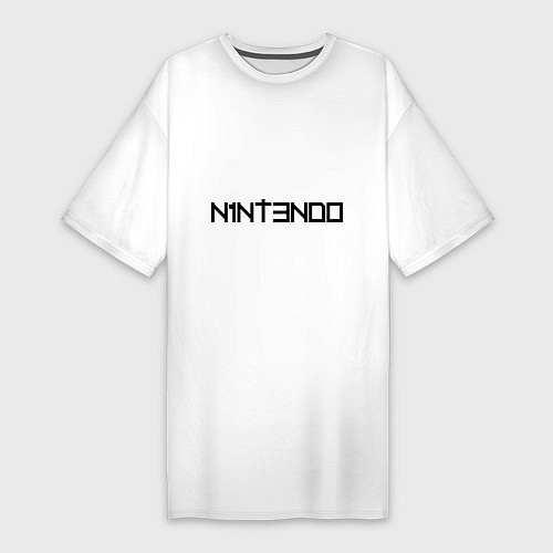 Женская футболка-платье Nintendo / Белый – фото 1