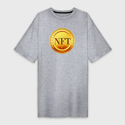 Женская футболка-платье NFT токен