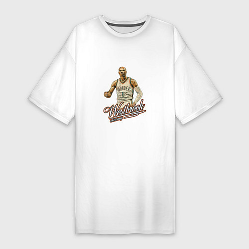 Женская футболка-платье Westbrook / Белый – фото 1