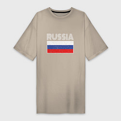 Женская футболка-платье Russia - Россия