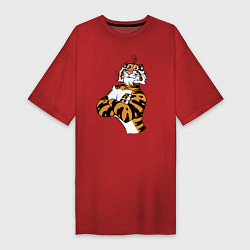 Женская футболка-платье Cool Tiger Power Muzzle