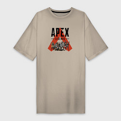 Женская футболка-платье Apex Legends - All Star