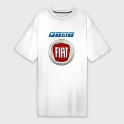 Футболка женская-платье FIAT 8, цвет: белый