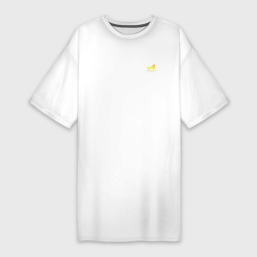 Женская футболка-платье Alpina Альпина спина / Белый – фото 1