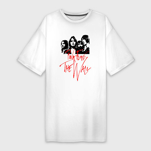 Женская футболка-платье Pink Floydrock / Белый – фото 1