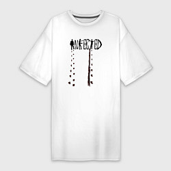 Женская футболка-платье Infected zombie
